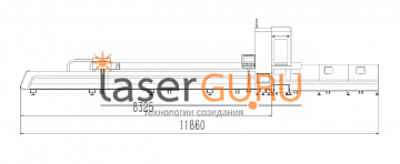 Лазерный станок для труб и профилей IPG 1500 Вт SEKIRUS P2606M-30600_3