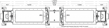 Двухпостовой одноосевой линейный сварочный вращатель SECOBOT ДОЛСВ1KGH-R650_2