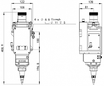 Лазерная режущая головка BOCI BLT-462-T 20 кВт_1