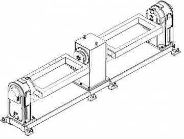 Двухпостовой одноосевой линейный сварочный вращатель SECOBOT ДОЛСВ1KGH-R650_4