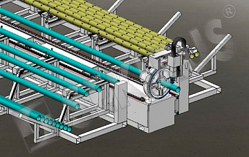Лазерный станок для перфорации 12-ти метровых труб SEKIRUS  P2606M-241200N Raycus 2000 Вт_1